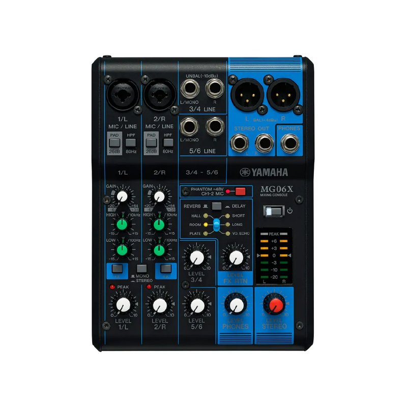 Yamaha Yamaha / MG-06X 類比混音機 — 三峽錄音 / 音響