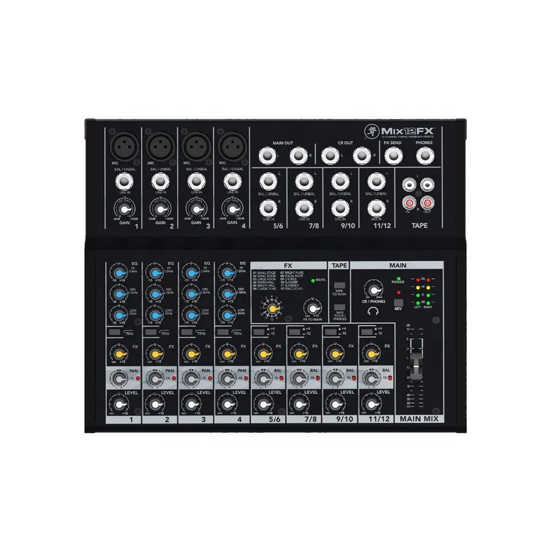 Mackie Mackie / Mix12FX 類比混音機 — 三峽音響 / 音箱
