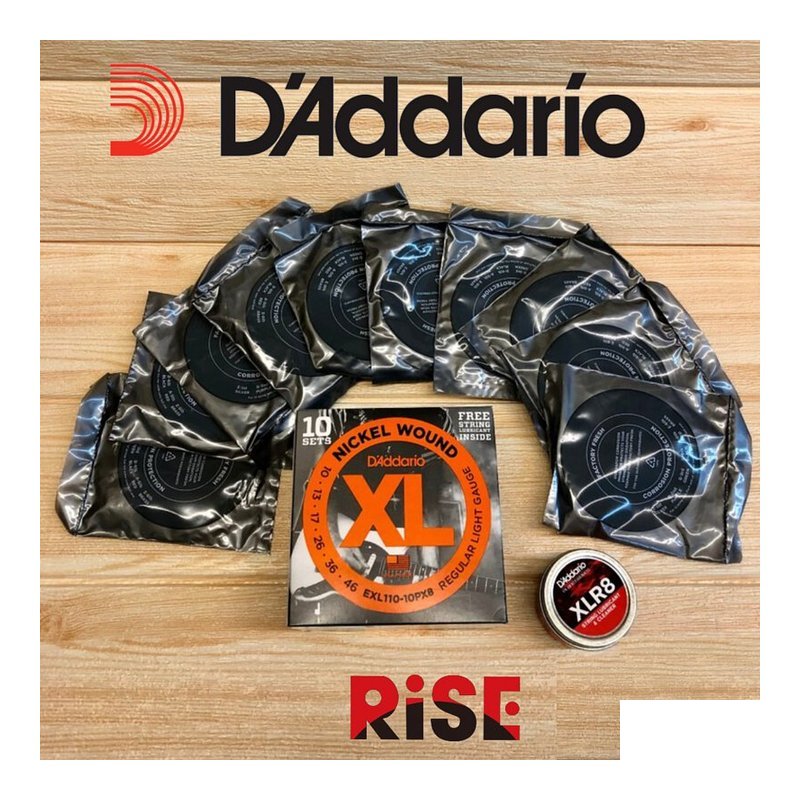 DAddario EXL 110-10PX8 10-46 å®å ｜整組 環保？ 電吉他弦 — 三峽電吉他