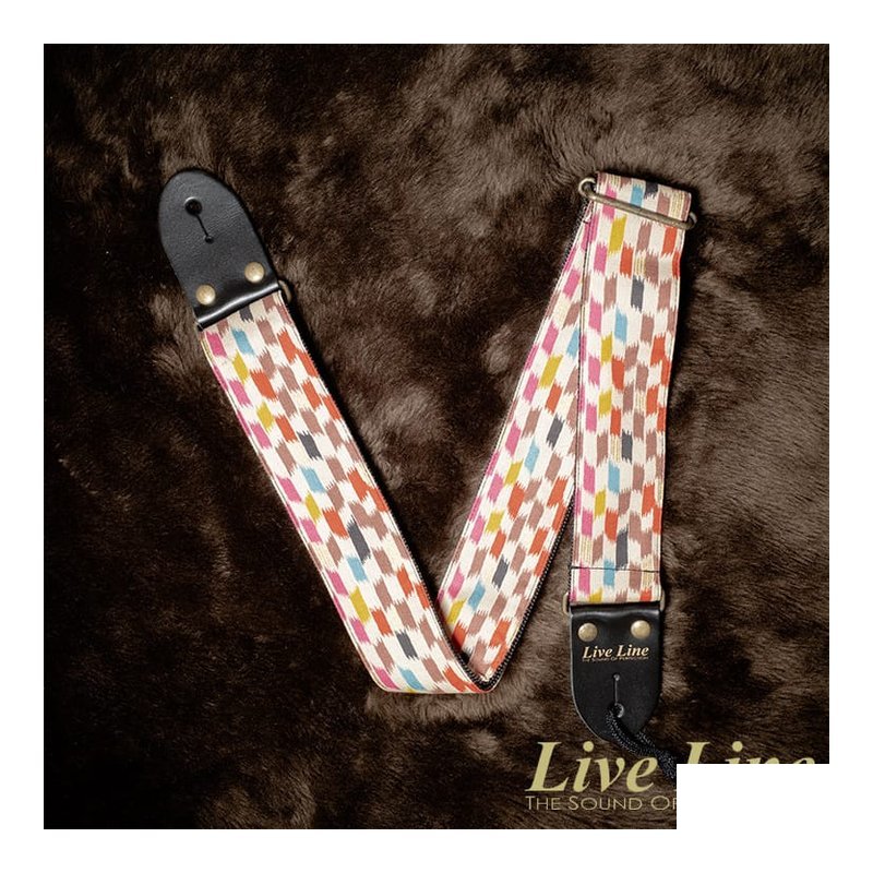 Live Line 和風彩繪編織 樣式 吉他 背帶 日本製造 LS2400YA — 三峽吉他 / Bass