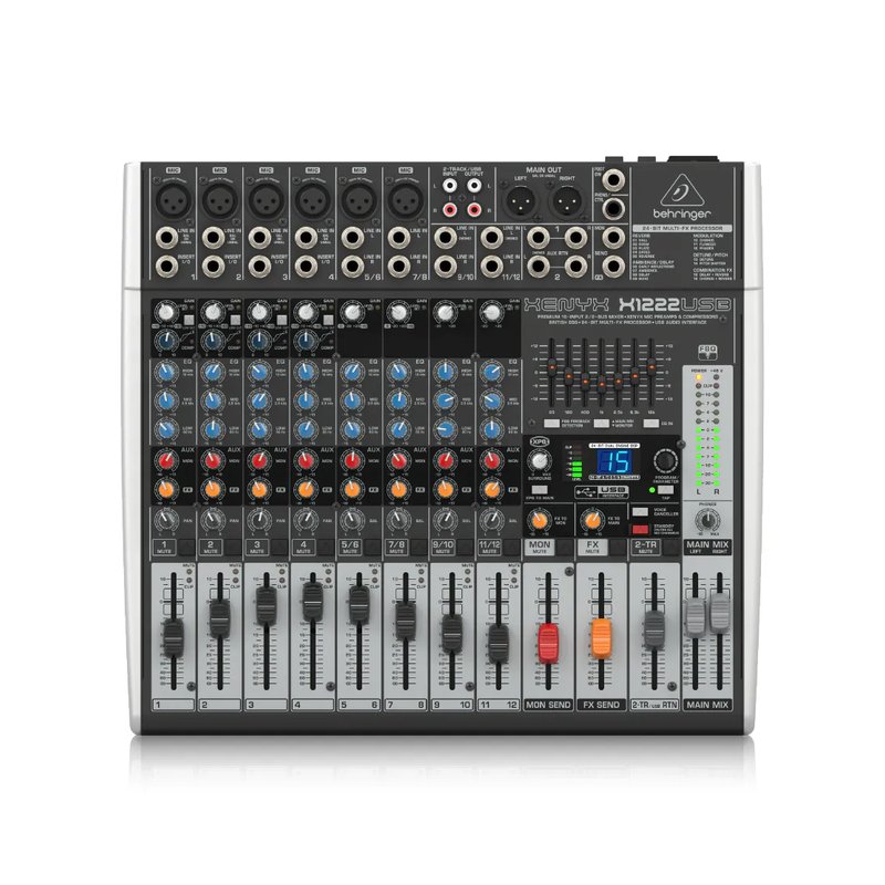 Behringer Behringer / X1222USB 12軌USB混音器 — 三峽錄音 / 音響｜YA! 玩音樂
