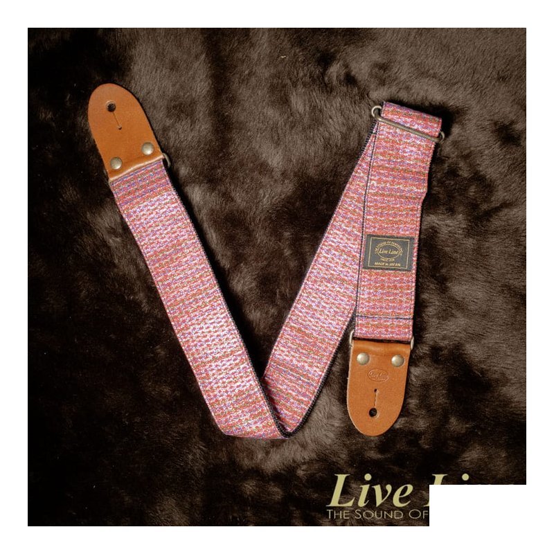 日本製造 Live Line Nishiki-Ori 系列 LSN38-04 吉他 背帶 錦織樣式 吉他背帶 — 三峽木吉他 / 民謠吉他