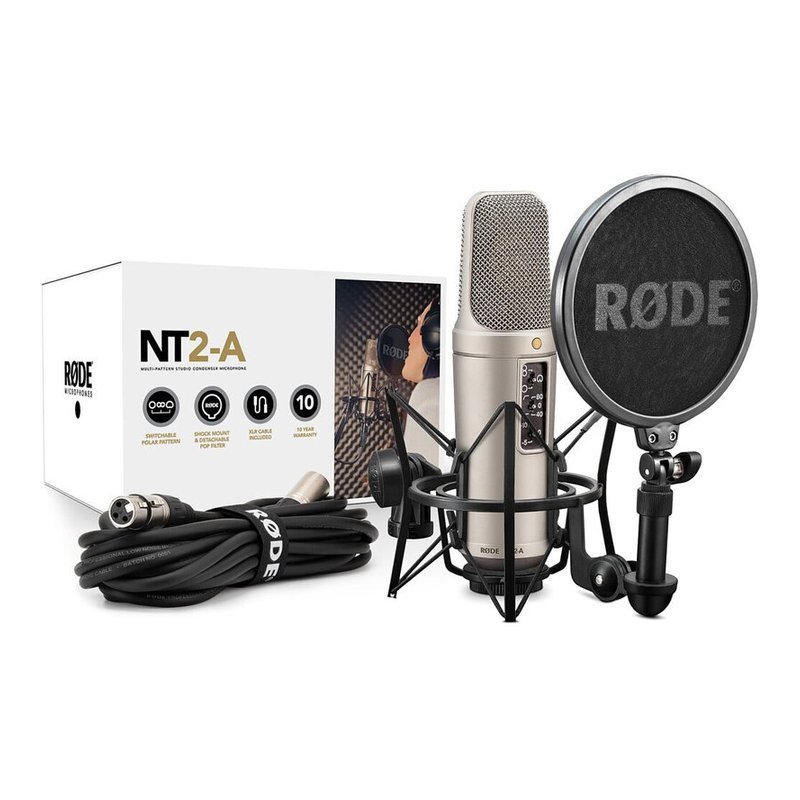 Rode RODE NT2-A 週年紀念版 電容式 麥克風 套裝組 NT2-A 澳洲大？ 公司貨 一年保固 十年保修 — 三峽麥克風