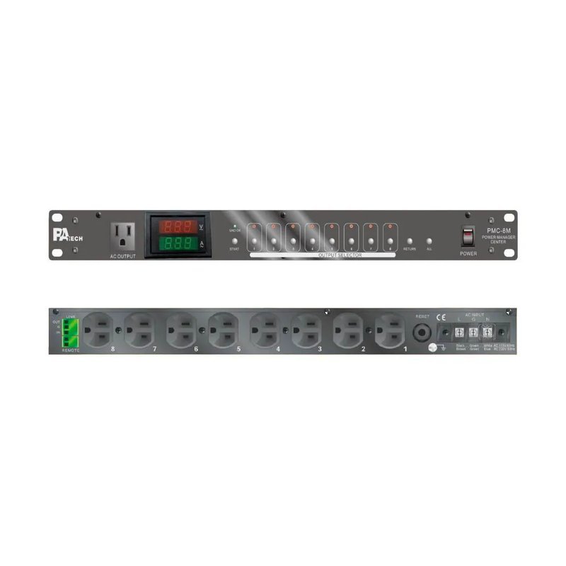 PA Tech PA Tech / PMC-8M 電源順序開關 — 三峽音響 / 音箱