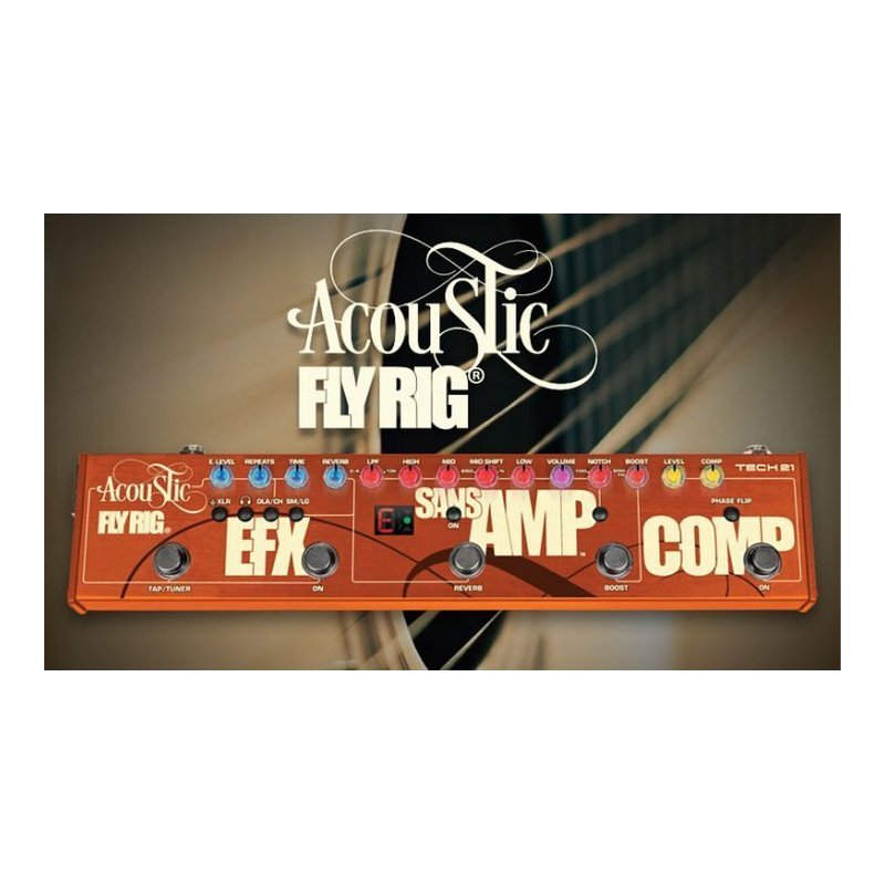 Tech21 Acoustic Fly Rig 木吉他 æ°è¬ 吉他 地板式 前級 效果器 含空間效果 — 三峽吉他 / Bass