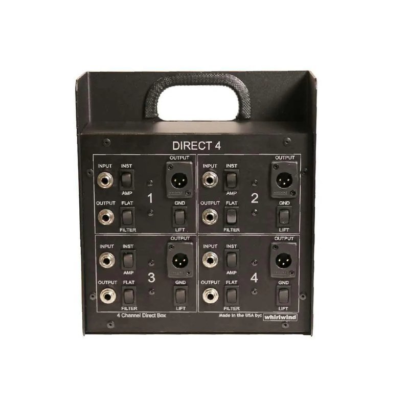 Whirlwind Whirlwind / Direct4 被動式DI Box(美國製造) — 三峽音響 / 音箱
