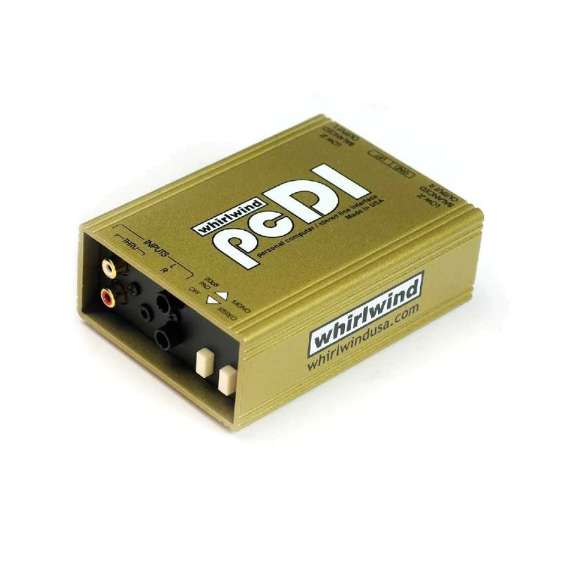 Whirlwind Whirlwind / pcDI 雙軌被動式 多元輸入端 DI-Box 原廠公司貨保固(美國製造) — 三峽音響 / 音箱