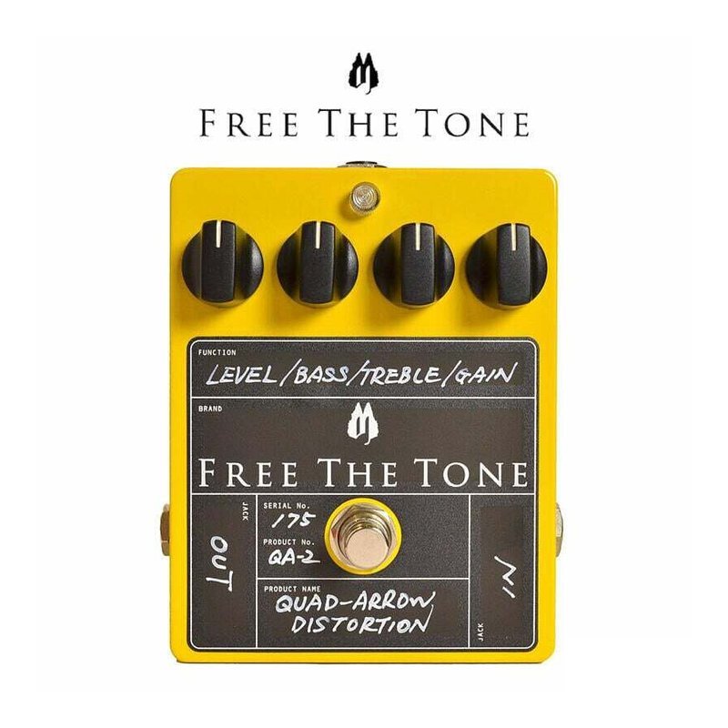 Free The Tone QA-2 Quad Arrow Distortion 電吉他 煴音 效果器 — 三峽吉他 / Bass
