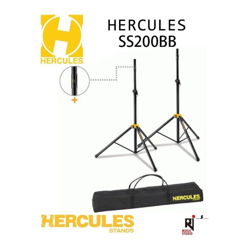 Hercules 海克力斯 SS200BB 全新 喇叭架 輕巧型 輕量化 舞台專用 — 三峽錄音 / 音響