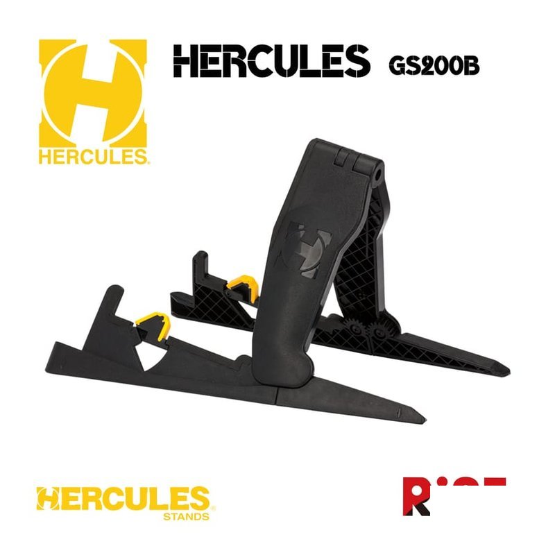 Hercules 海克力斯 GS200B 電吉他架 木吉他架 兩用式 攜帶型 吉他架 — 三峽吉他 / Bass