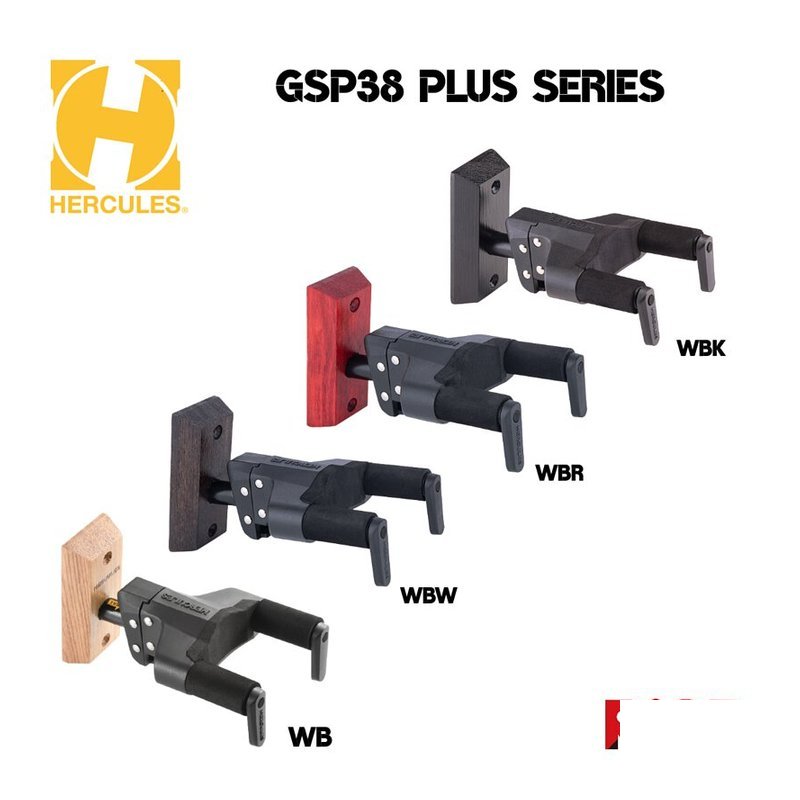 Hercules 海克力斯 GSP38 PLUS 四款 吉他掛 架壁掛吉他架 — 三峽吉他 / Bass