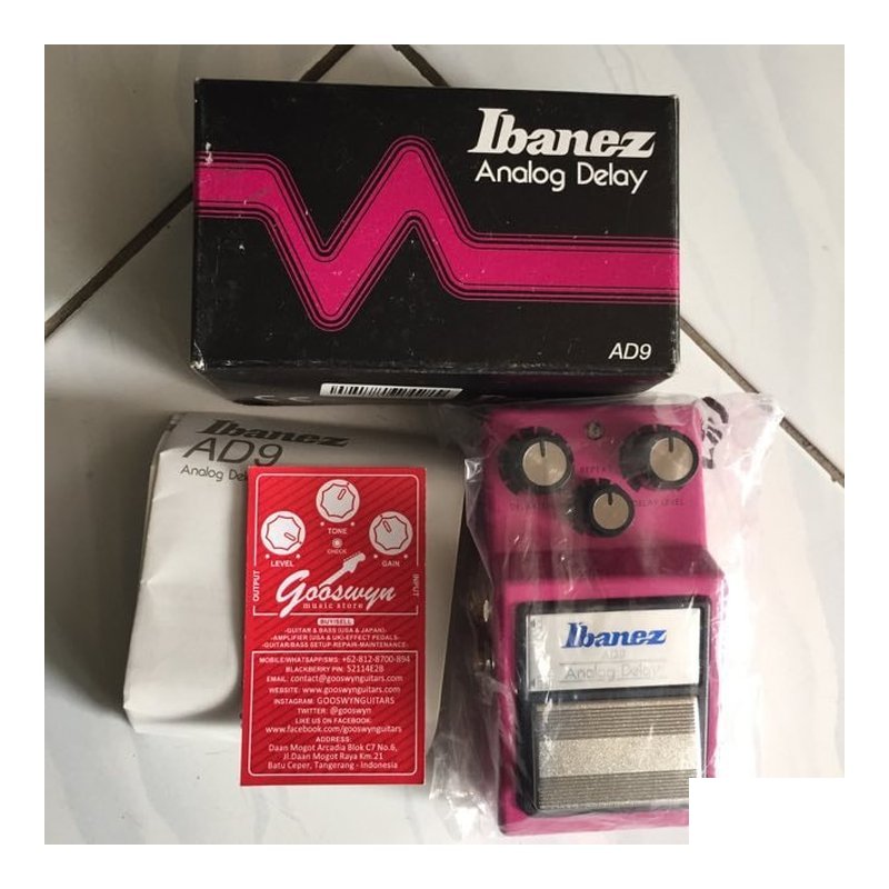 Ibanez Analog Delay AD9 類比延遲 日本製 單顆效果器 — 三峽效果器