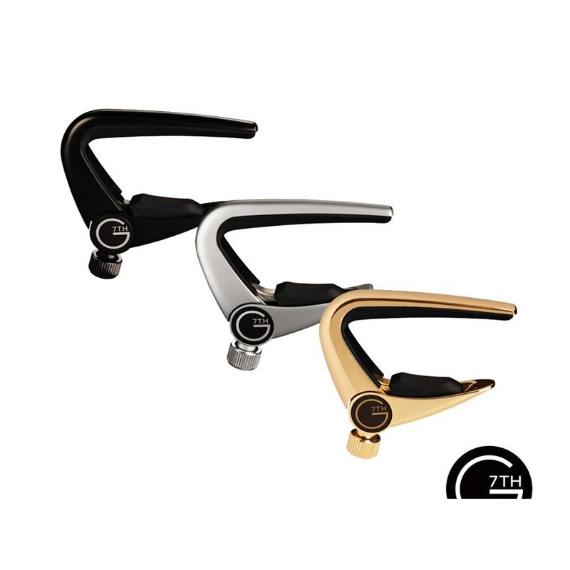 終身保固 G7th Newport 系列 Capo 六弦 移調夾 螺旋鎖定式 G7OP-NP-6 — 三峽效果器