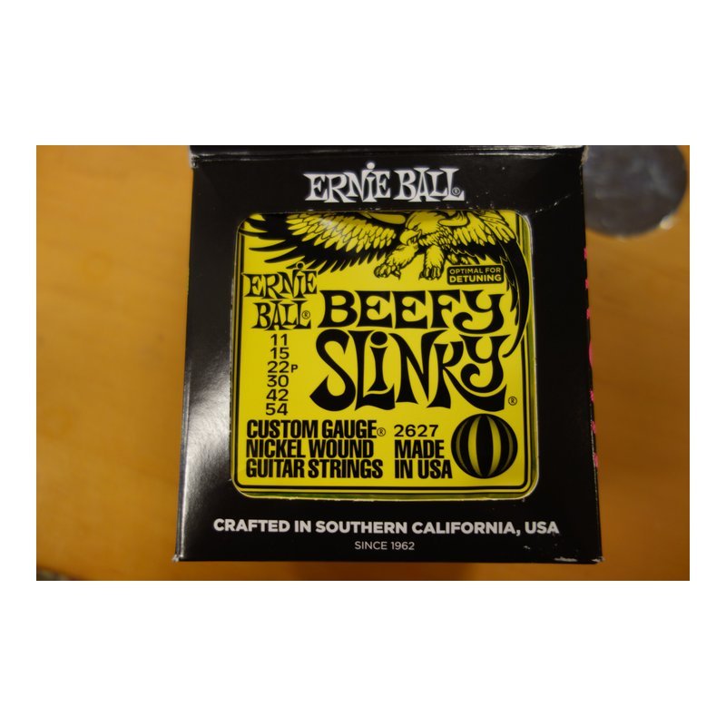 è¶ 值 Ernie Ball 2627 Beefy Slinky ä¸å åªæ 11/54 鎳纏繞 電吉他弦 — 三峽吉他 / Bass