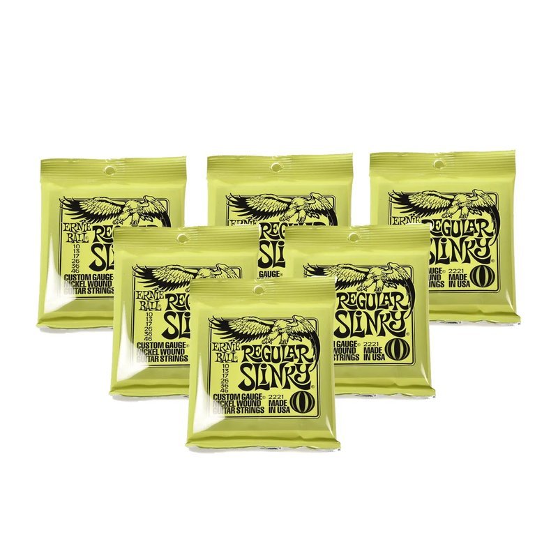 è¶ 值 Ernie Ball 2221 Regular Slinky ä¸å åªæ 10/46 鎳纏繞 電吉他弦 — 三峽吉他 / Bass