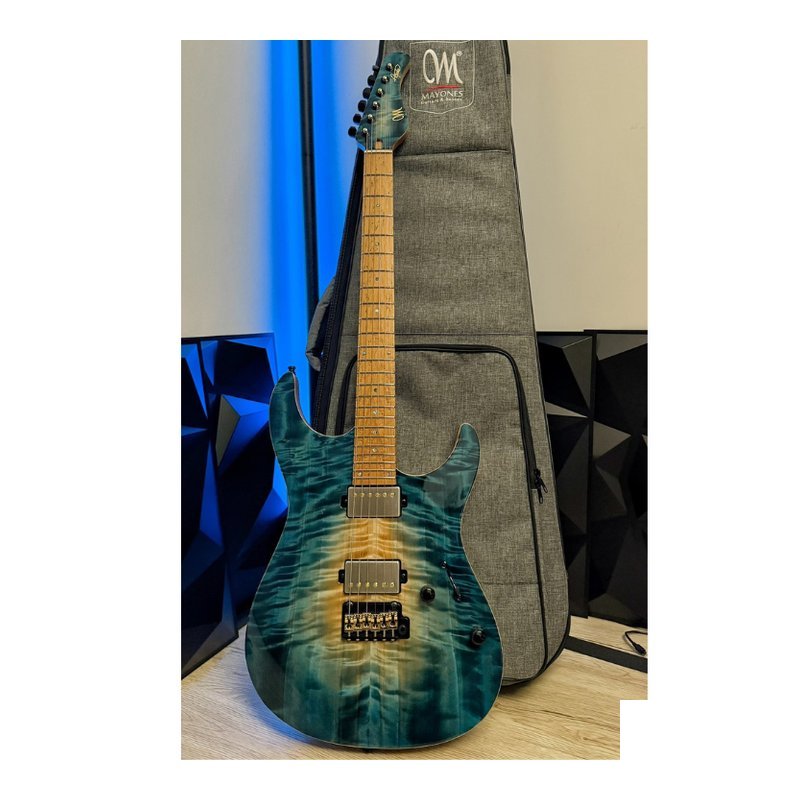 Mayones Aquila Elite S 6 Curly Poplar Top ??? 公司貨【宛伶樂器】 — 三峽吉他 / Bass
