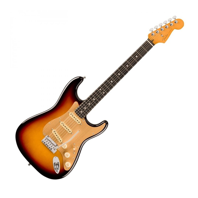 Fender American Ultra II Stratocaster SSS Ebony Ultraburst ??? 公司貨【宛伶樂器】 — 三峽吉他 / Bass