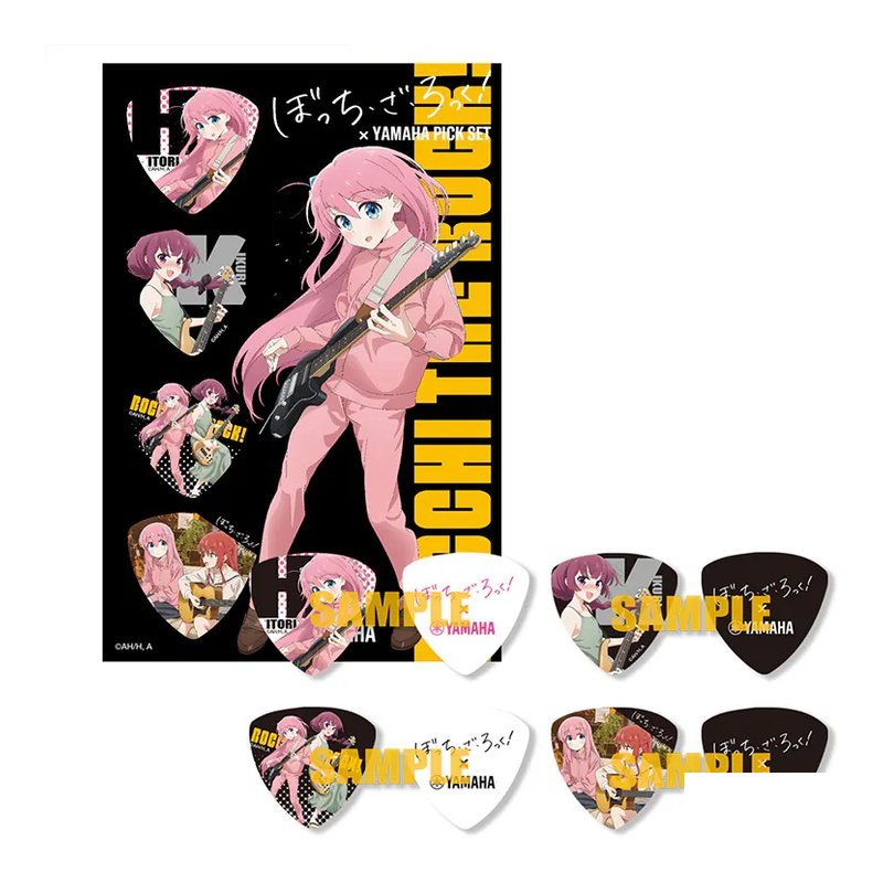 【現貨】孤獨搖滾 x Yamaha 吉他Pick套組4片入 匹克 公司貨 — 三峽吉他 / Bass