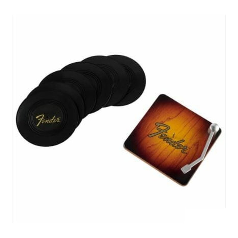 Fender FENDER SUNBURST TURNTABLE COASTER SET ?? 公司貨 — 三峽配件 / 週邊
