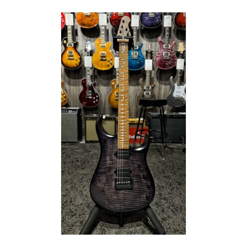 Ernie Ball ERNIE BALL MUSIC MAN JP15 TRANS BLACK BURST FLAME 公司貨 — 三峽配件 / 週邊