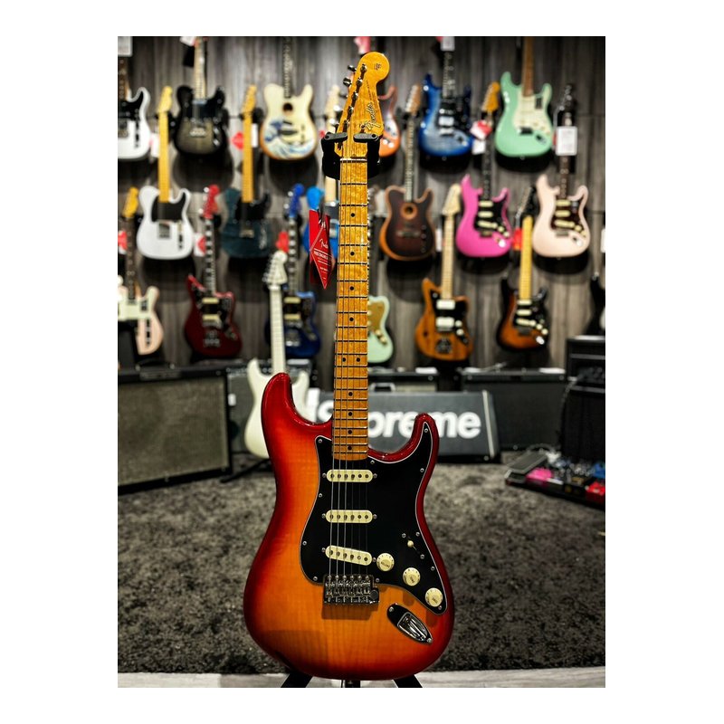 Fender AM Rarities Flame Ash Top Strat MN PRB 公司貨【宛伶樂器】 — 三峽配件 / 週邊