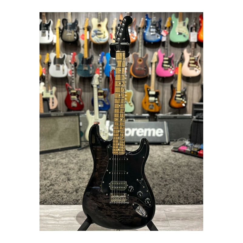 Fender AM QMT Strat HSS Pale Moon EBLTD Transparent Black 公司貨【宛伶樂器】 — 三峽配件 / 週邊