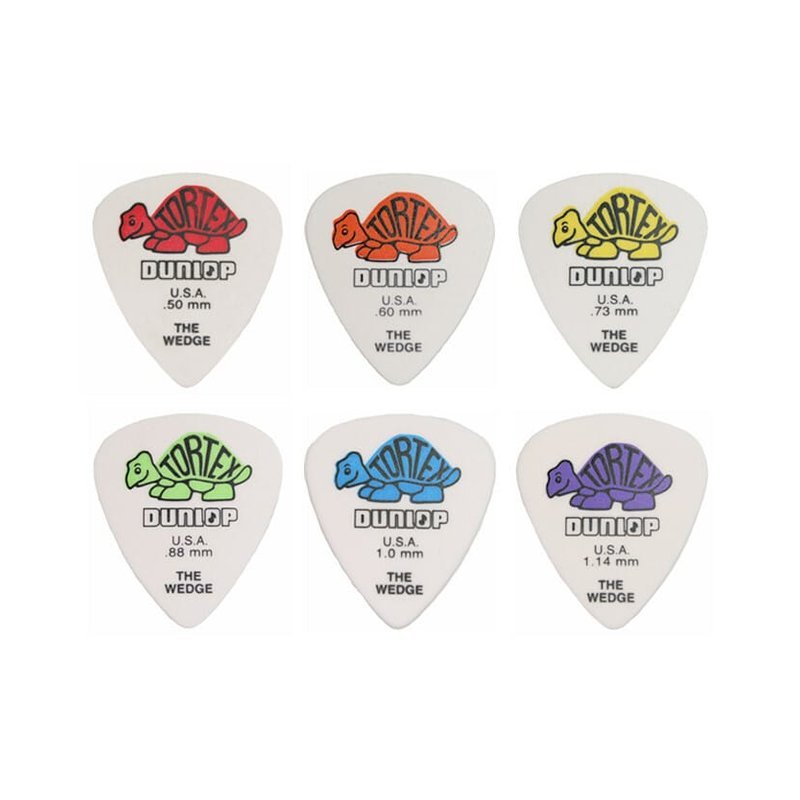 Dunlop Dunlop 小烏龜 wedge 編號4240 Pick 匹克 吉他/烏克麗麗 買五送一 公司貨 — 三峽木吉他 / 民謠吉他