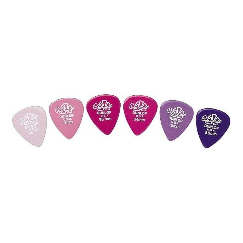 Dunlop Dunlop 4100系列 粉色系烏龜彈片 新手老手均適用 買五送一 公司貨 — 三峽Pick