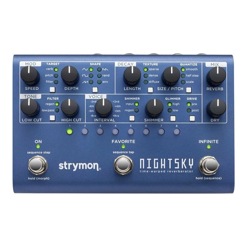 Strymon NightSky Time Warped Reverberator 空間/迴響 效果器 — 三峽效果器