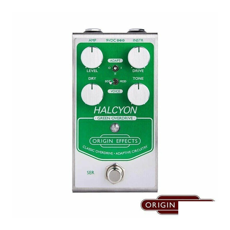 Origin Effects Halcyon Green Overdrive ？ ？音 ??? 公司貨【宛伶樂器】 — 三峽效果器