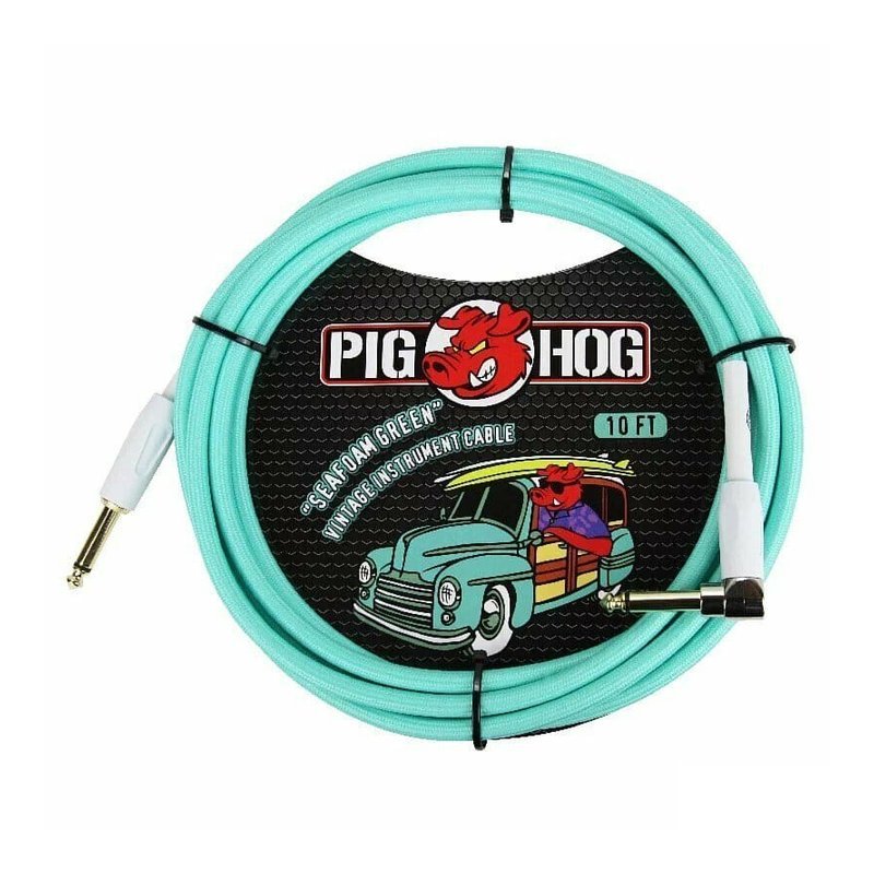 PIG HOG PCH10 DBR PIG HOG PCH10 DBR / SGR / AGR 10FT 編織款 導線 — 三峽導線