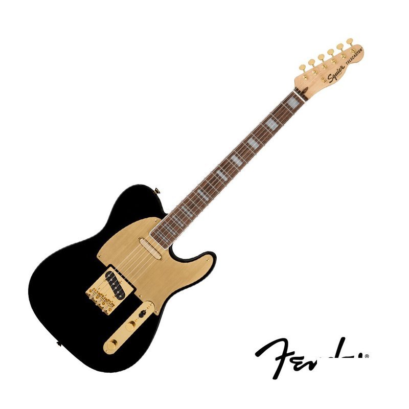 Squier Squier 40th Anniversary Tele BLK 黑金 — 三峽配件 / 週邊