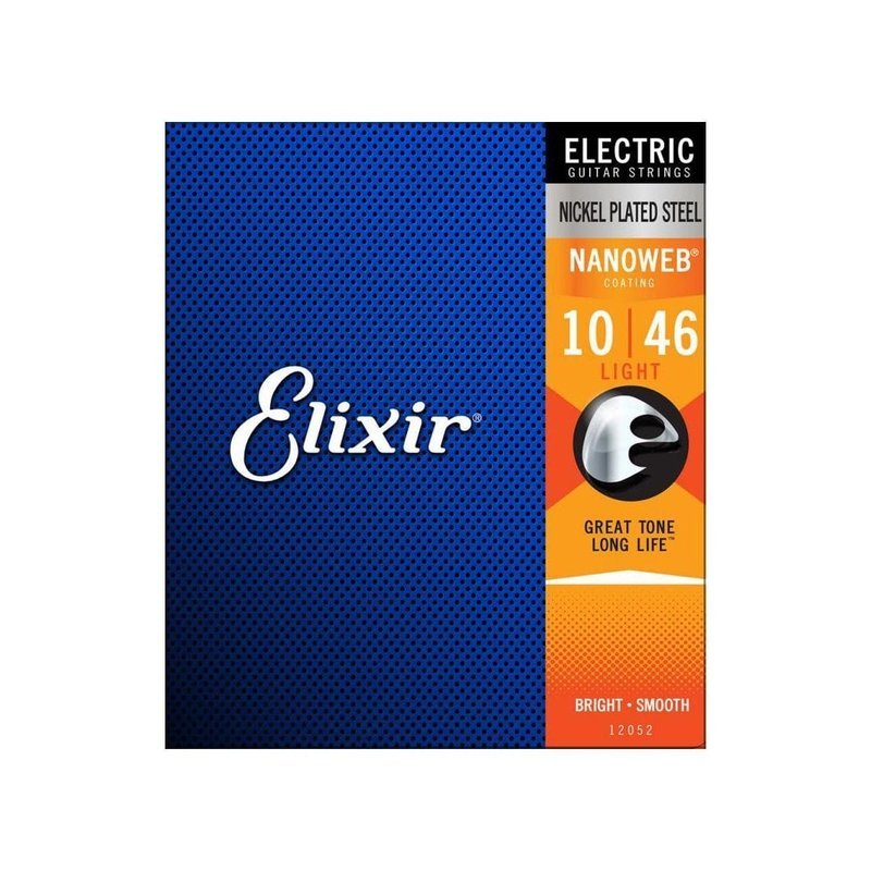 Elixir Elixir NANOWEB 12002 薄包覆 10-46 電吉他弦 套弦 美國製 — 三峽木吉他 / 民謠吉他