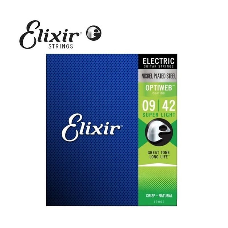 【免運】Elixir OPTIWEB 19002 è¶ èå 覆 電吉他弦 套弦 09-42 — 三峽吉他 / Bass