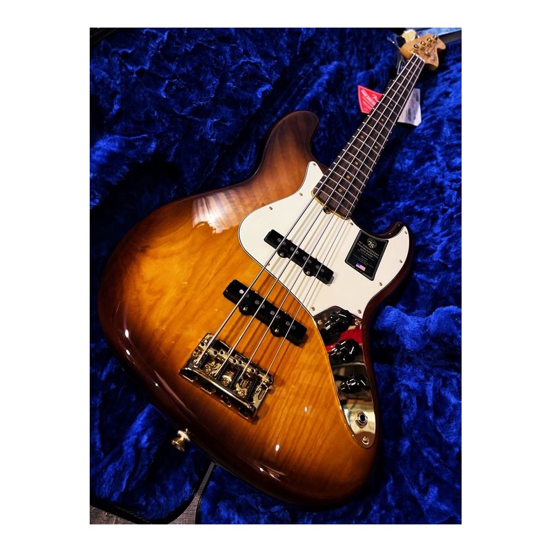 Fender American 75周年 限量紀念版 電貝斯 J bass RW 2CB — 三峽吉他 / Bass