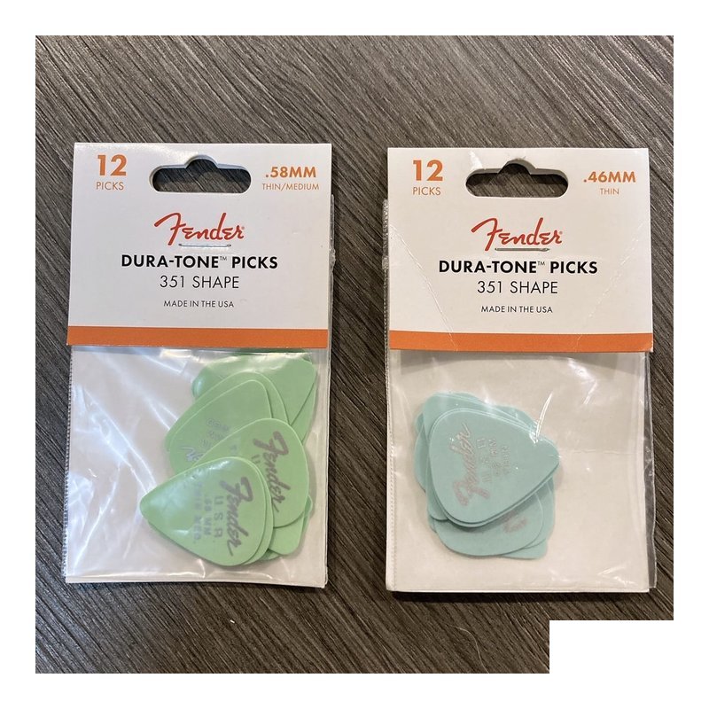 Fender FENDER DURA-TONE 351 SHAPE PICK 彈片 限單？ 售 12入 — 三峽Pick