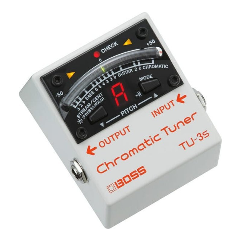 BOSS TU-3S Chromatic Tuner 半音階調音器 — 三峽調音器