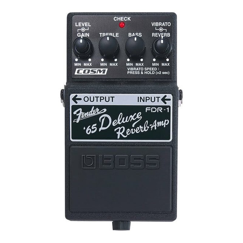 BOSS BOSS FDR-1 Fender Deluxe Reverb 音箱模擬 殘響效果器 — 三峽效果器