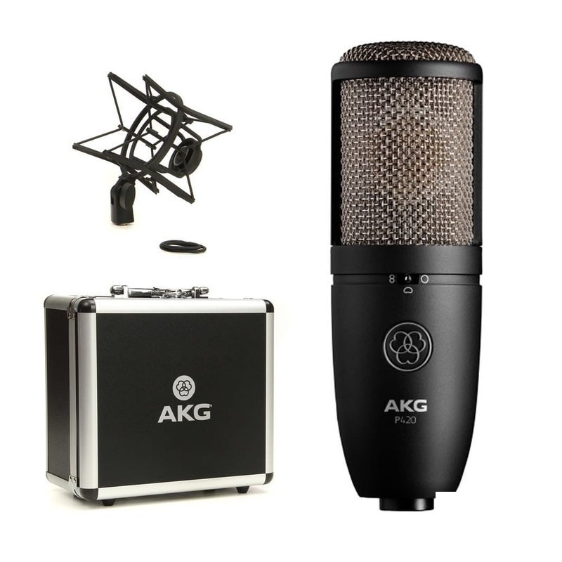 AKG P420 電容式麥克風 專業級 樂器錄音室 樂器錄音 — 三峽錄音