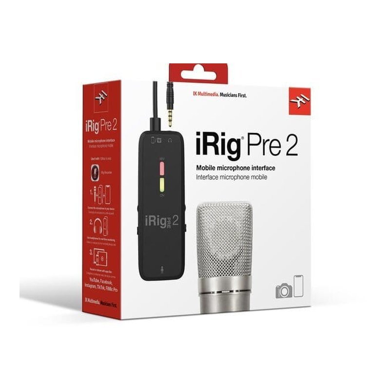 IK Multimedia iRig PRE 2 行動麥克風前級 — 三峽配件 / 週邊