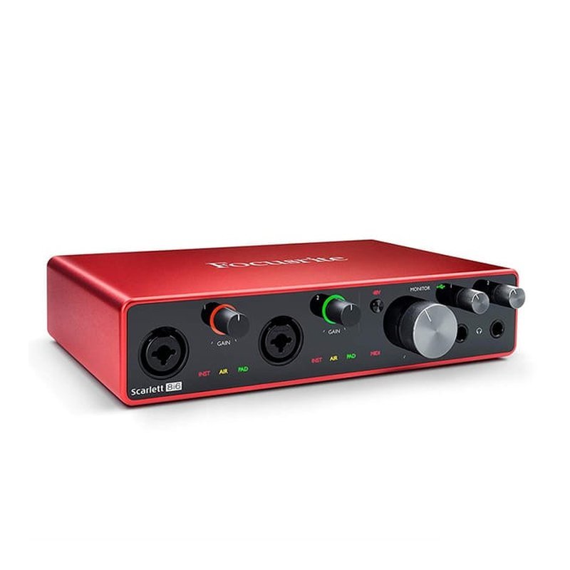 Focusrite Scarlett 8I6 第三代 錄音介面 — 三峽錄音 / 音響