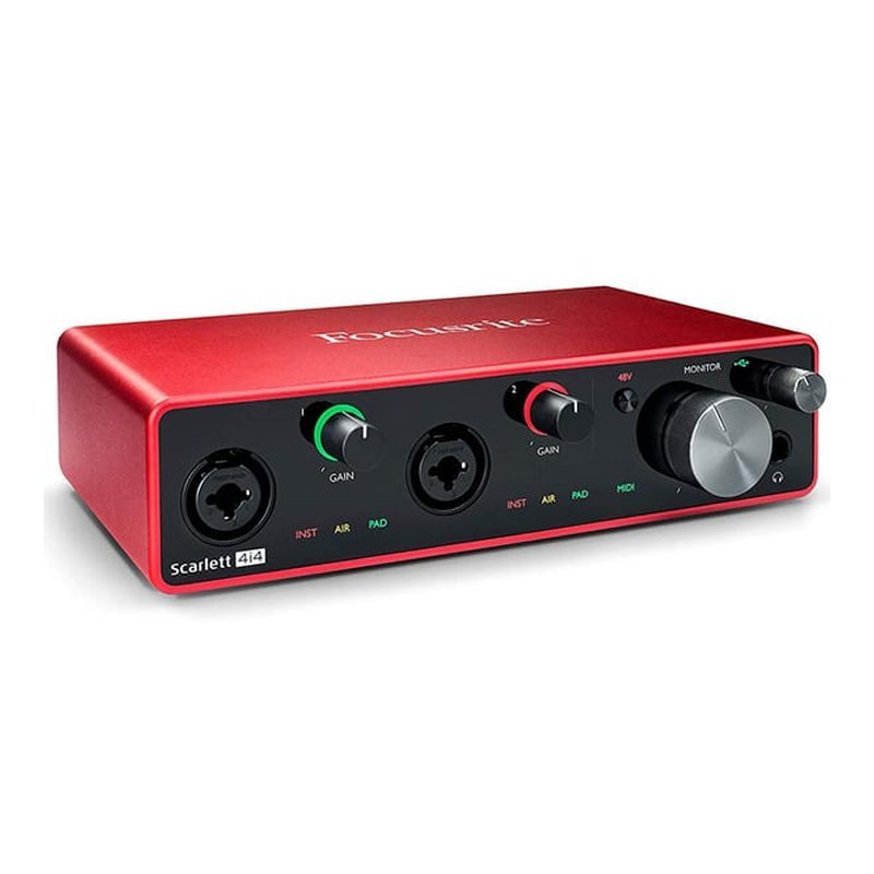 Focusrite Scarlett 4I4 第三代 錄音介面 — 三峽錄音 / 音響