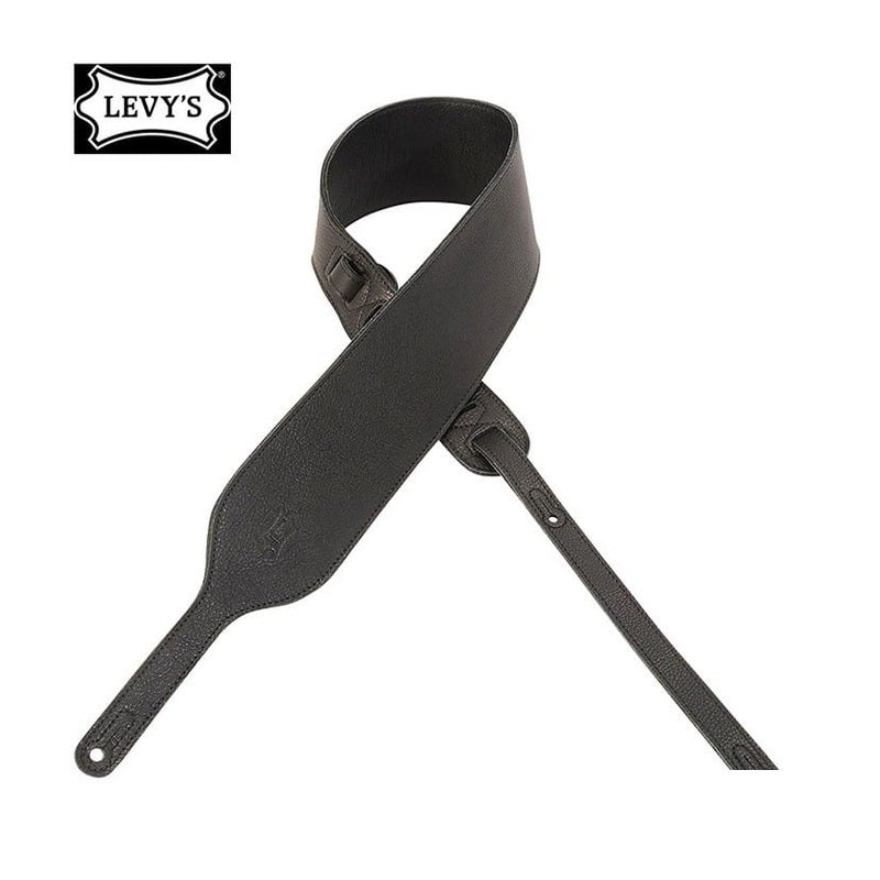LEVY'S PM74GG-BLK 吉他背帶 黑色 真皮 — 三峽配件 / 週邊