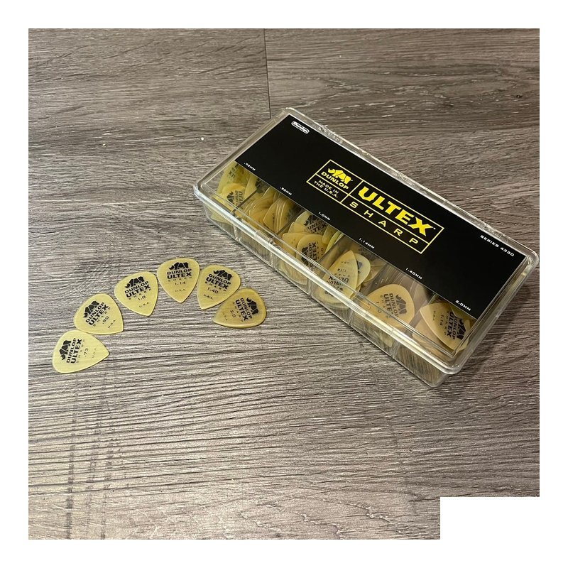 Dunlop Dunlop ultex sharp 4330 pick (電吉他/木吉他適用） — 三峽木吉他 / 民謠吉他