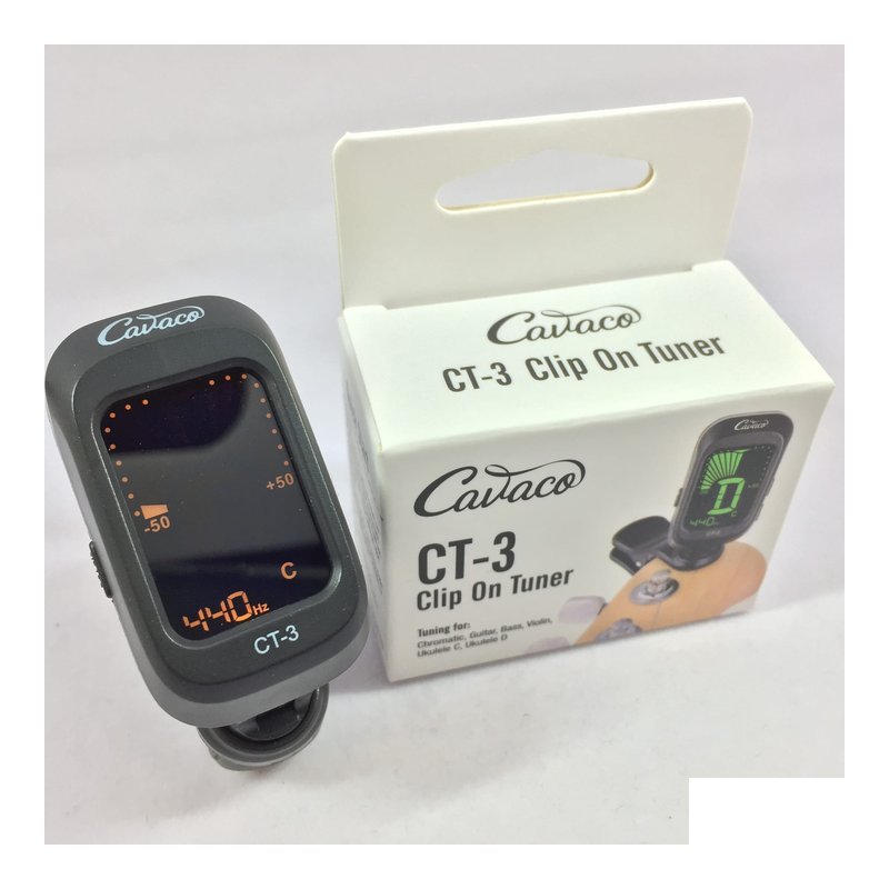 CAVACO CT-3 夾式調音器 | — 三峽調音器
