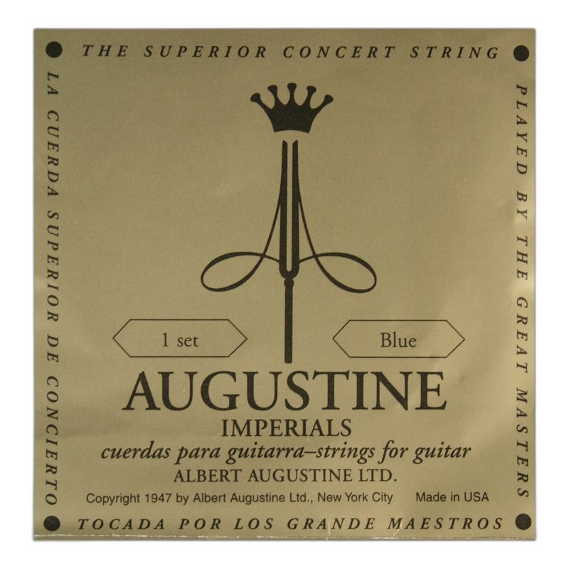 AUGUSTINE Imperials Blue 奧古斯丁 帝王藍 古典吉他弦 — 三峽吉他 / Bass｜YA! 玩音樂