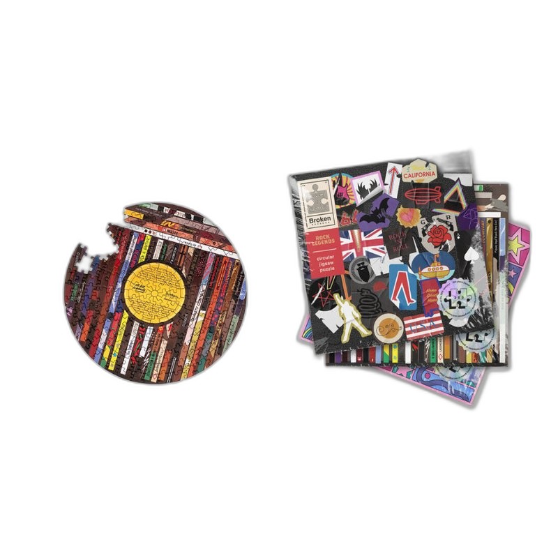 英國 SUCK UK Broken Records 黑膠拼圖（三款） — 三峽配件 / 週邊｜YA! 玩音樂