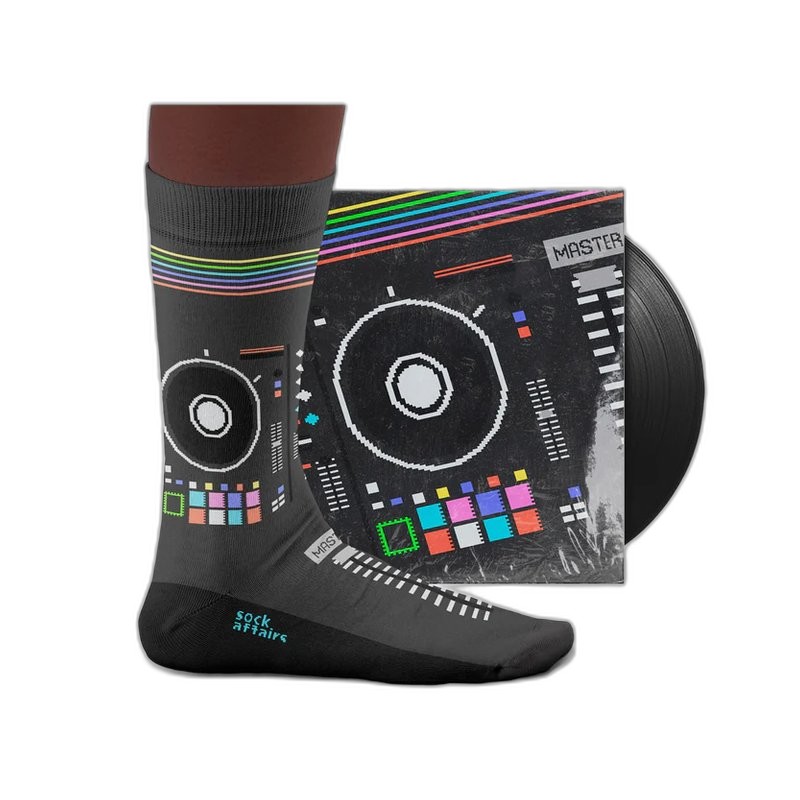 【葡萄牙進口】Last Night a DJ Saved My Life Socks 中筒襪 男襪 女襪/ Sock Affairs — 三峽配件 / 週邊｜YA! 玩音樂