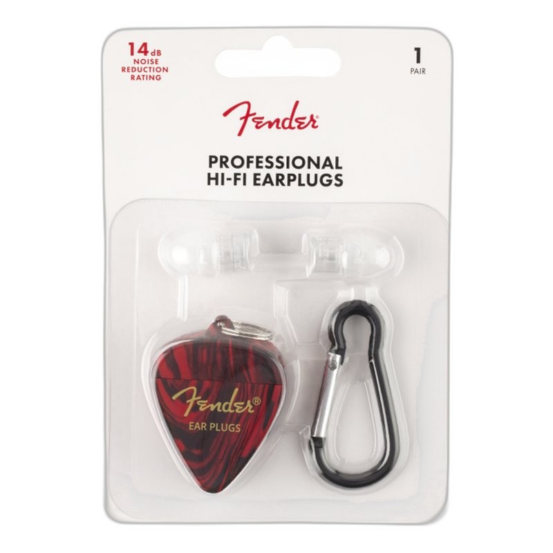 Fender Fender Professional Hi-Fi Ear Plugs 撥片造型盒 鑰匙圈 抗噪耳塞 — 三峽錄音 / 音響｜YA! 玩音樂