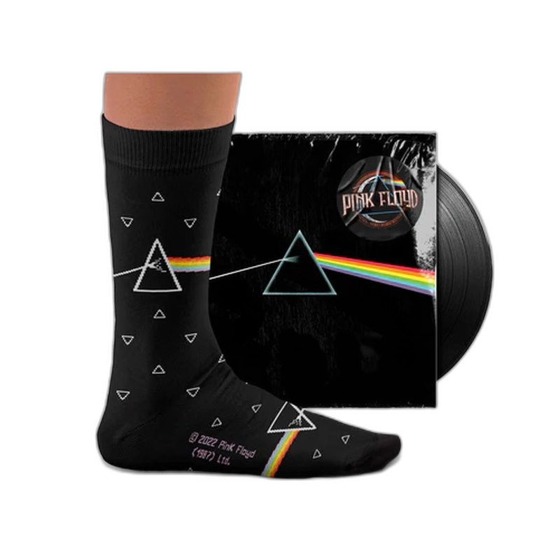 【葡萄牙進口】Dark Side of the Moon Socks 發想於 Pink Floyd專輯 中筒襪 男襪 女襪/ Sock Affairs — 三峽配件 / 週邊｜YA! 玩音樂